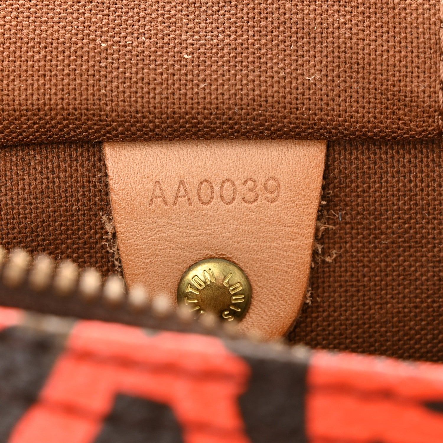 Louis Vuitton Monogram Graffiti Speedy 30 Orange 7 of 12