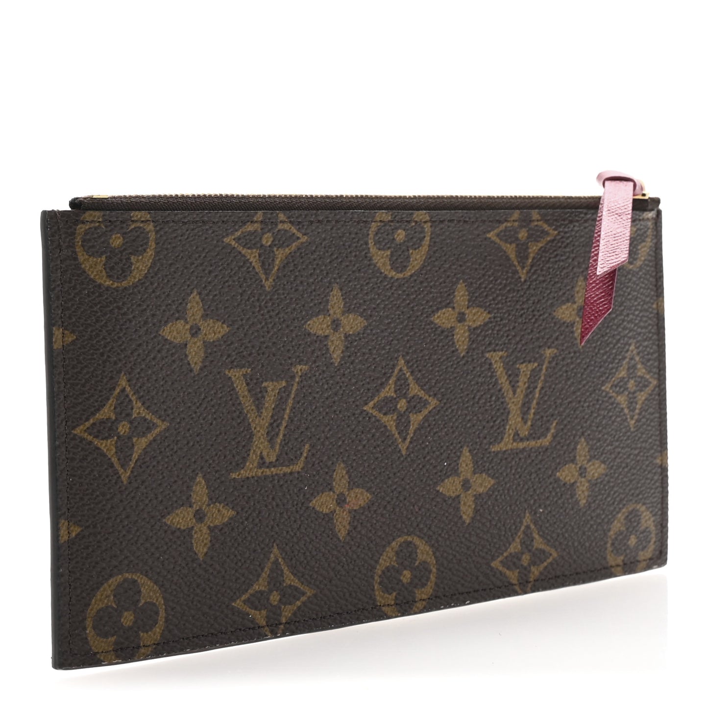 Monogram Felicie Chain Wallet Zippered Insert Fuchsia
