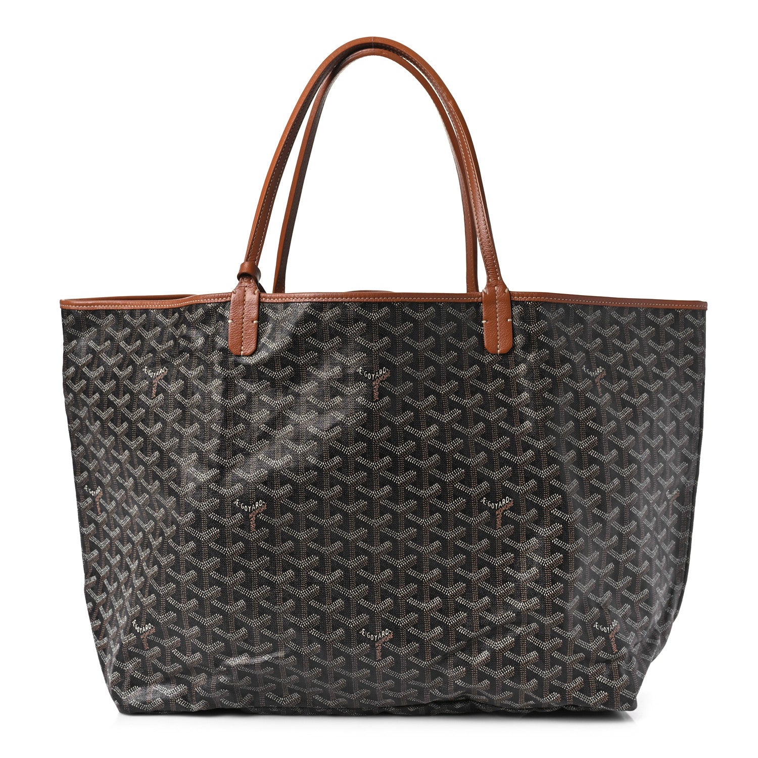 Goyard Goyardine Saint Louis GM Black Gold 3 of 8