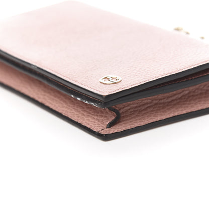 Gucci Dollar Calfskin Medium Betty Chain Wallet Soft Pink 10 of 12