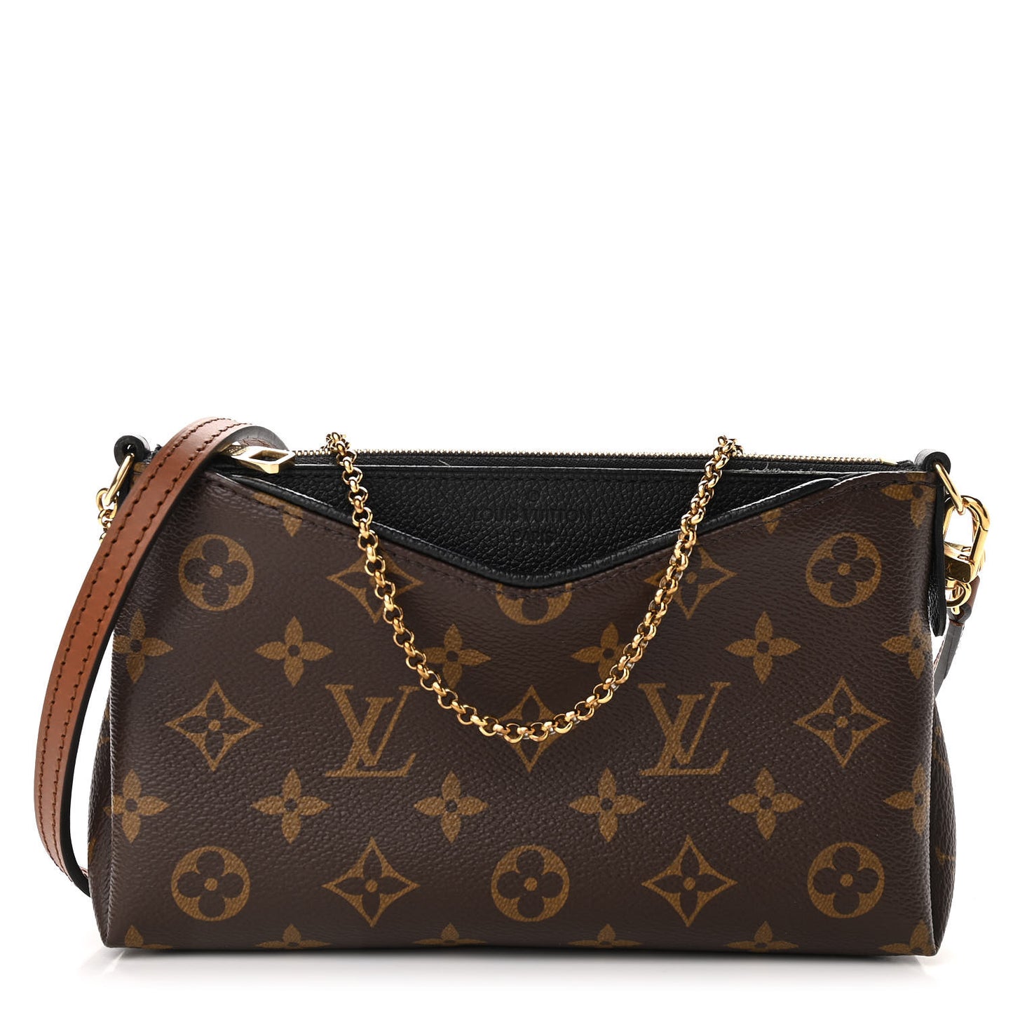 Monogram Pallas Clutch Black