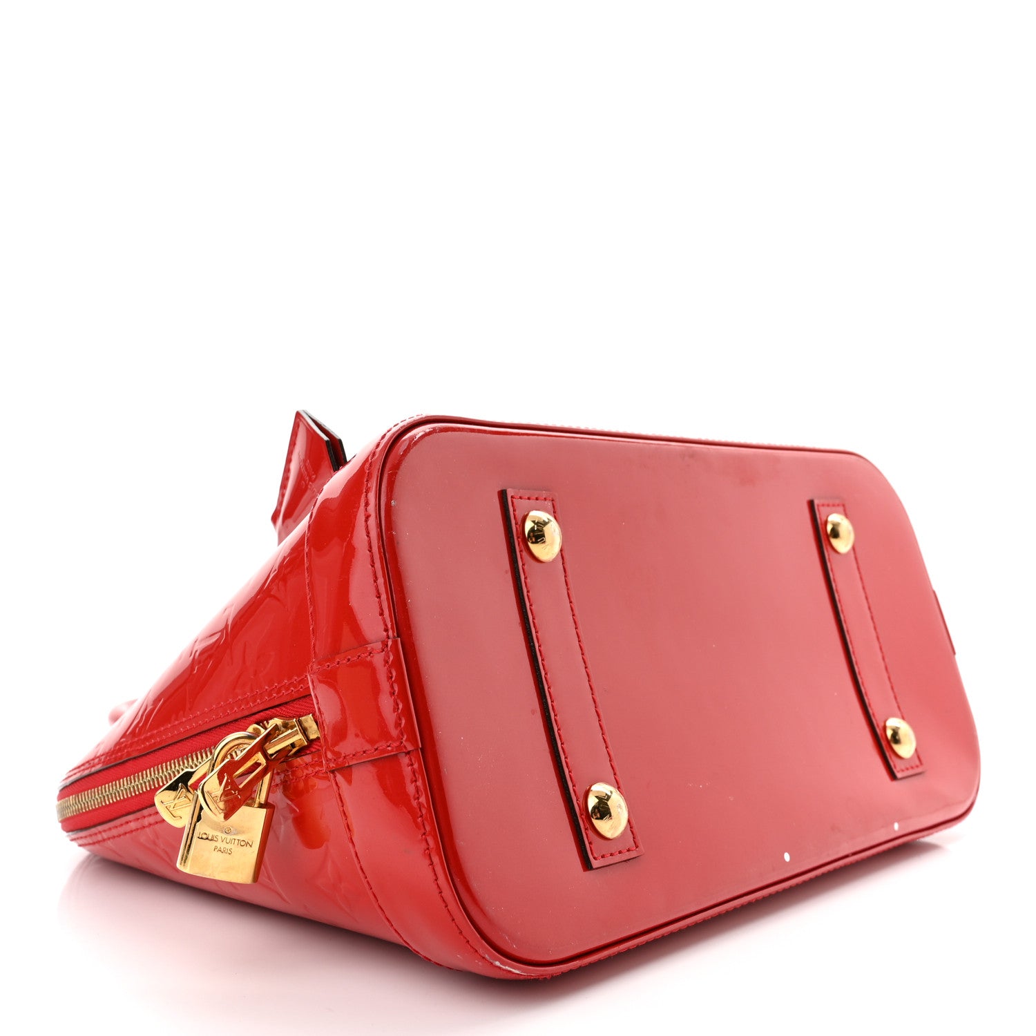 Louis Vuitton Vernis Alma PM Cherry 4 of 10