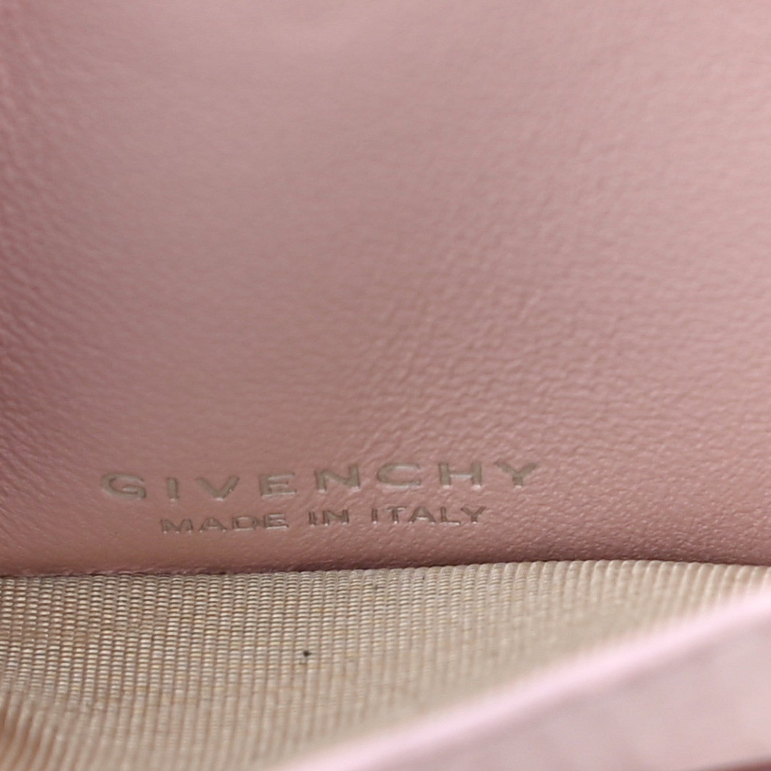 Givenchy Calfskin Embossed 4G Zip Card Holder Blush Pink 6 of 10