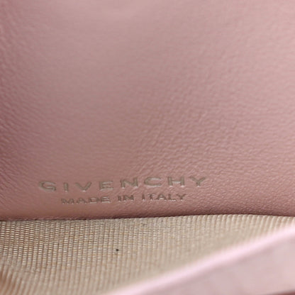 Givenchy Calfskin Embossed 4G Zip Card Holder Blush Pink 6 of 10