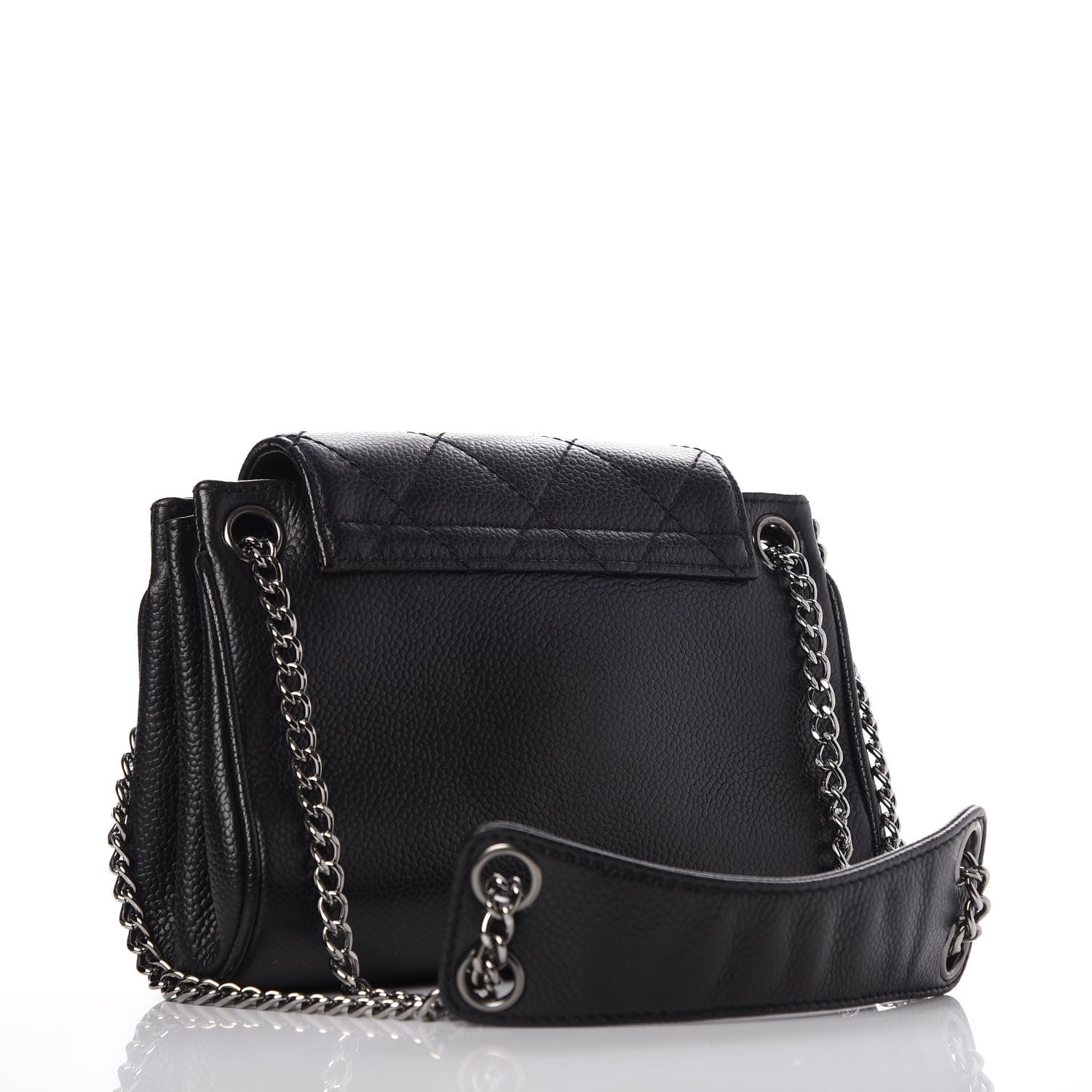 Chanel Caviar Small Accordion Flap Black 3 of 9