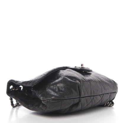 Chanel Caviar Quilted Medium Elastic Flap Black 3 of 12