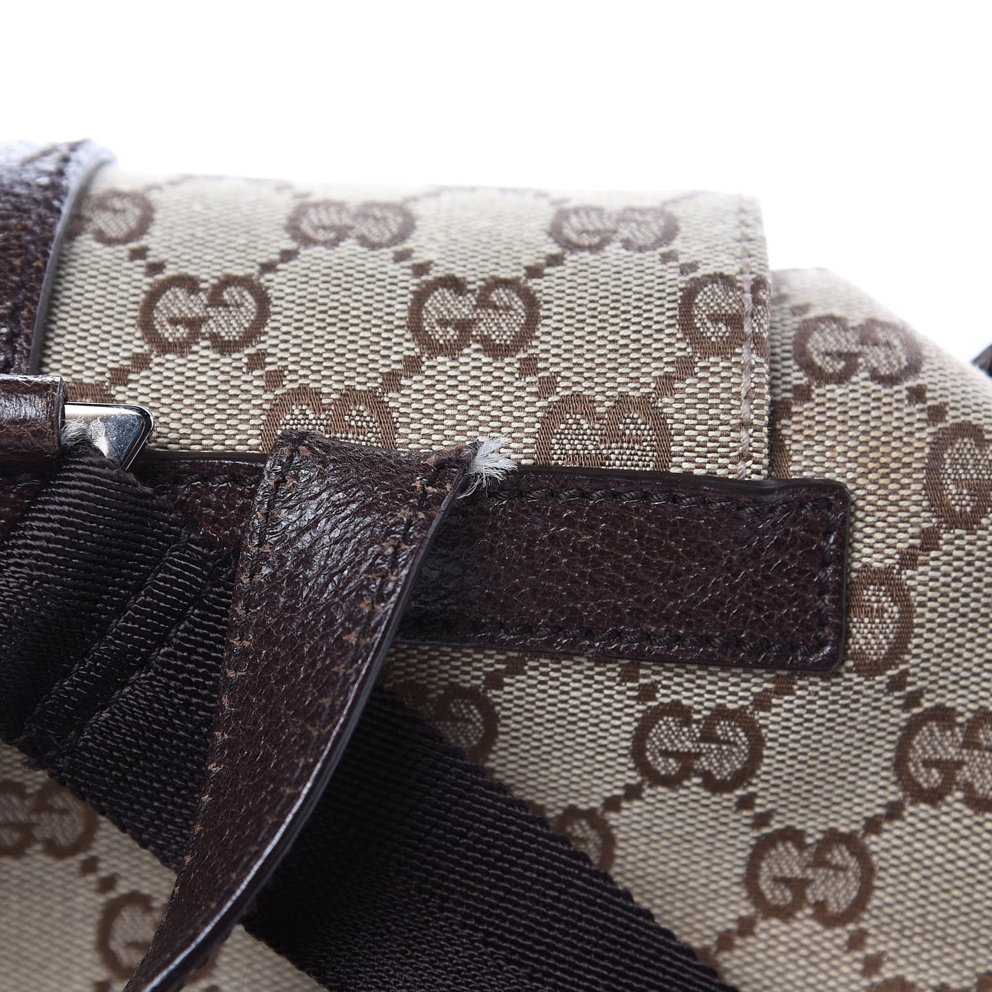 Monogram Backpack Dark Brown