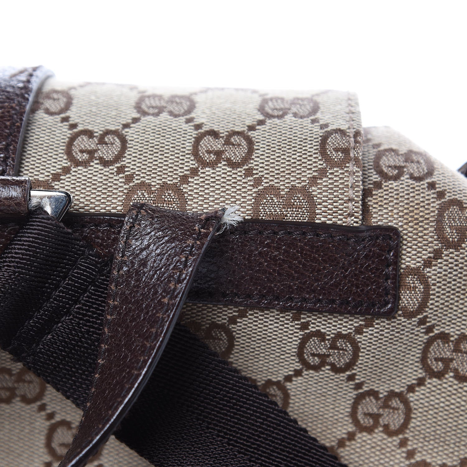 Gucci Monogram Backpack Dark Brown 20 of 21