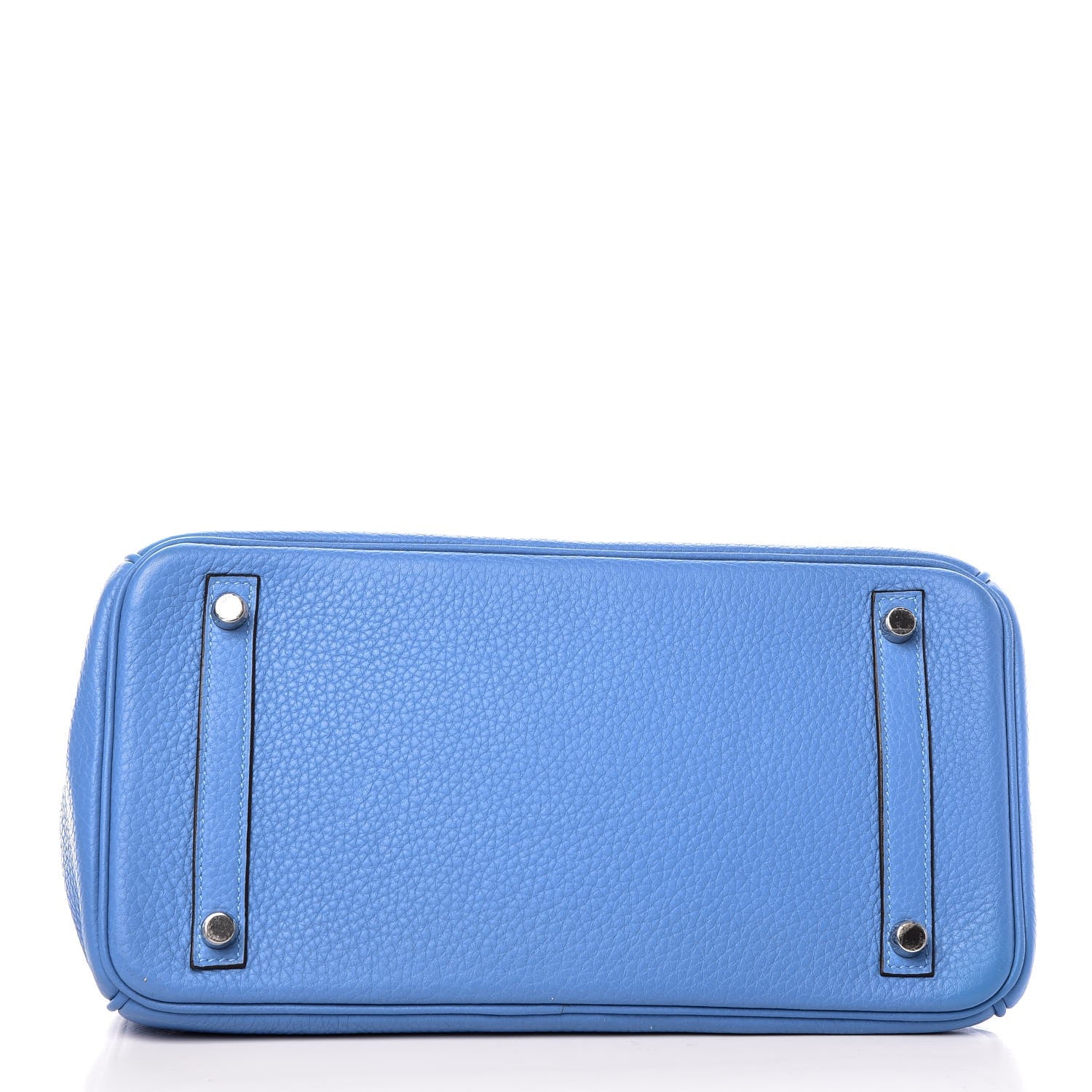 Hermes Taurillon Clemence Birkin 30 Bleu Paradis 6 of 33