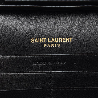 Saint Laurent Calf Hair Monogram Chain Wallet Leopard 6 of 10