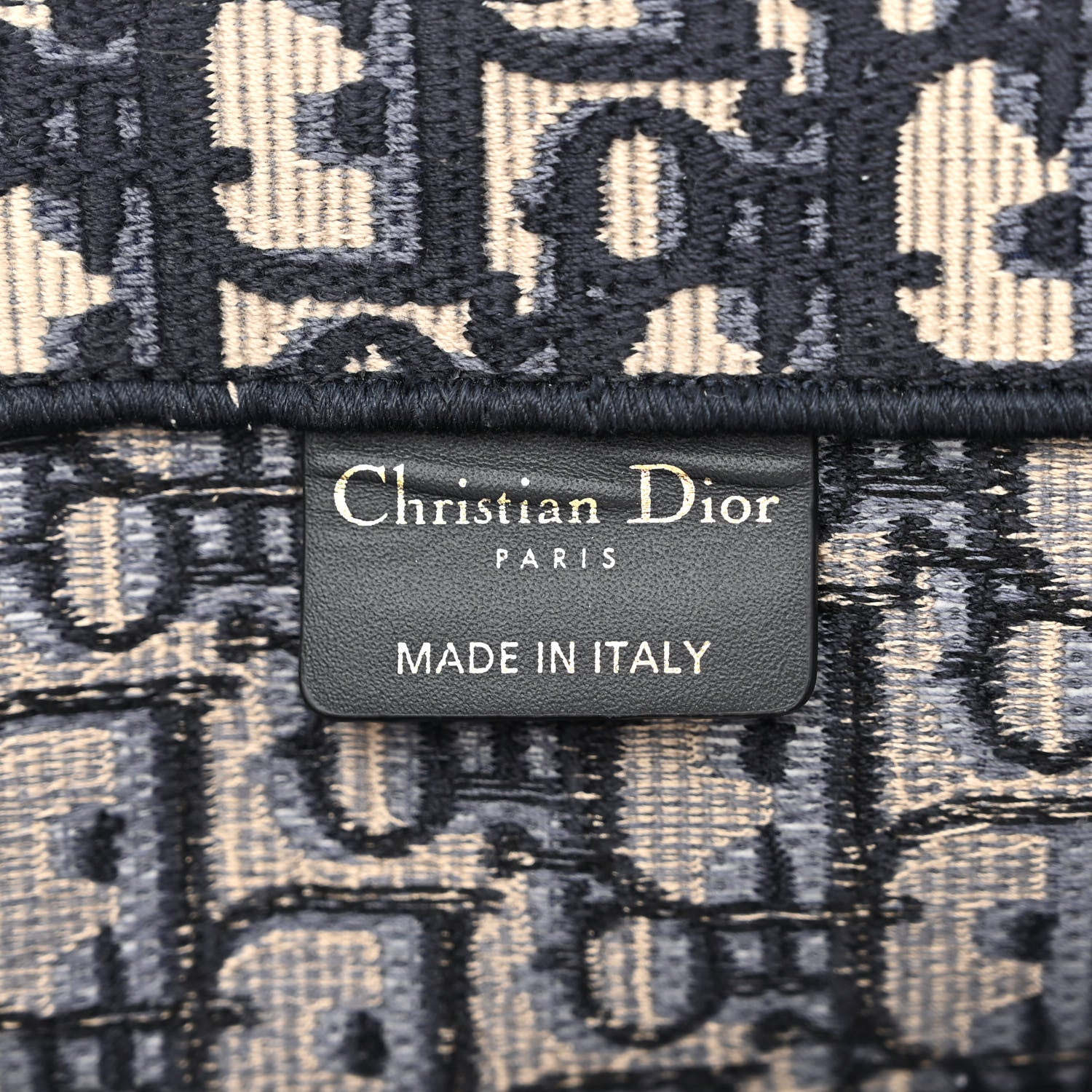Christian Dior Oblique Medium Book Tote Blue Multicolor 6 of 10