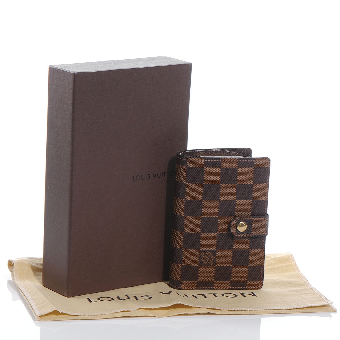 Damier Ebene French Purse Wallet