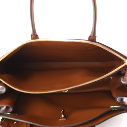 Louis Vuitton Calfskin All Set Bordeaux Tan 7 of 13