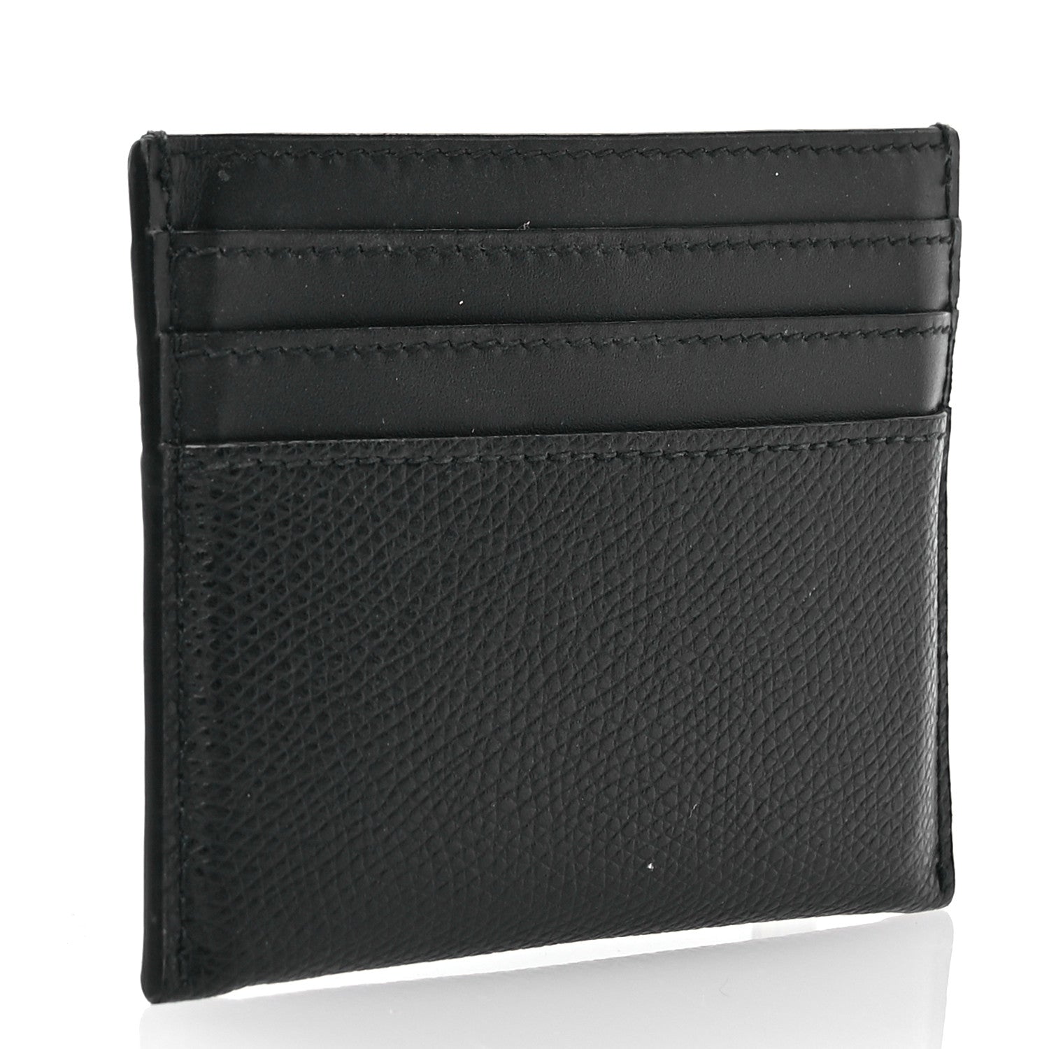 Fendi Vitello Cruise FF Diamonds Card Holder Black 3 of 8