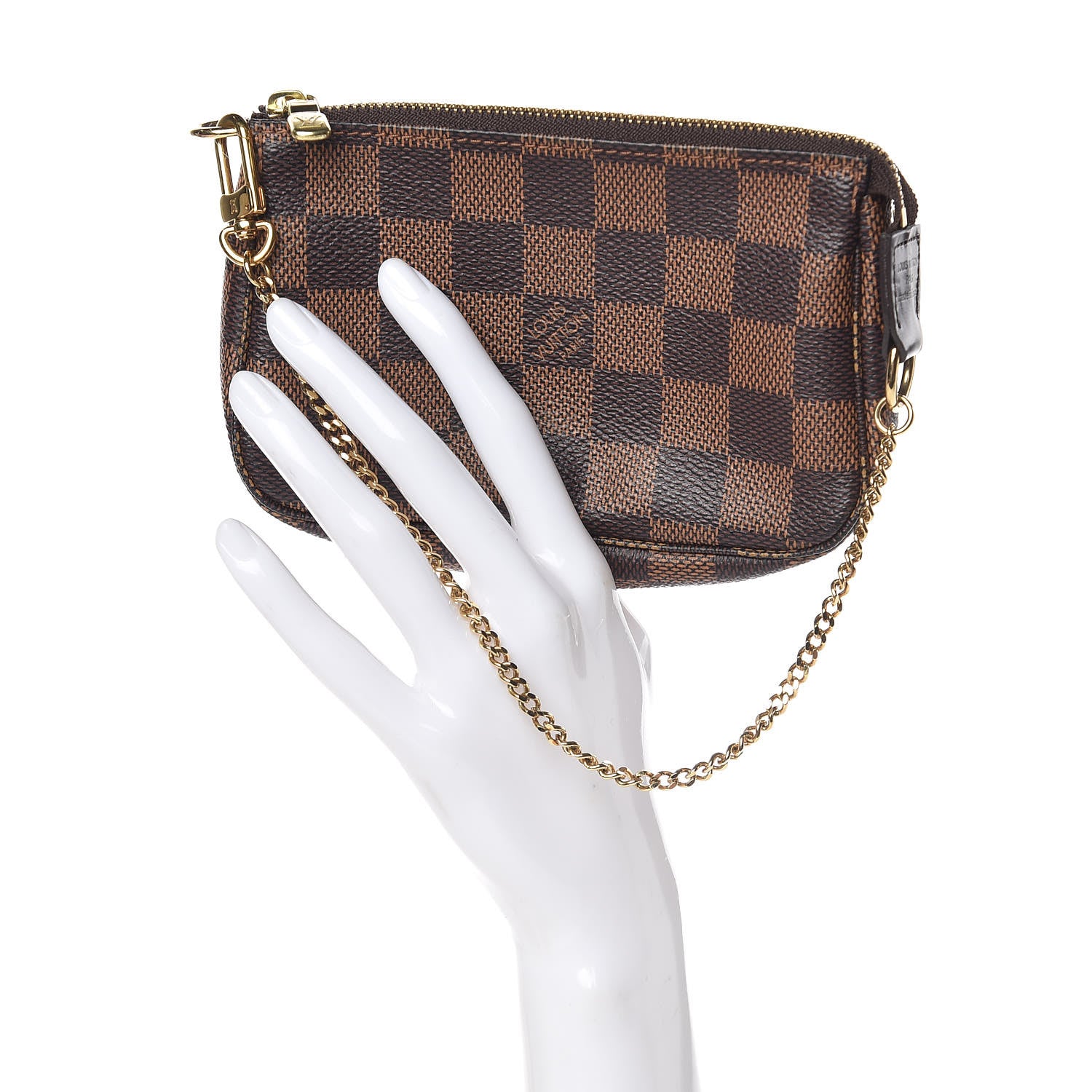 Louis Vuitton Damier Ebene Mini Pochette Accessories 2 of 7