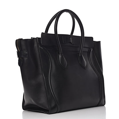 Celine Smooth Calfskin Large Luggage Black 3 of 15