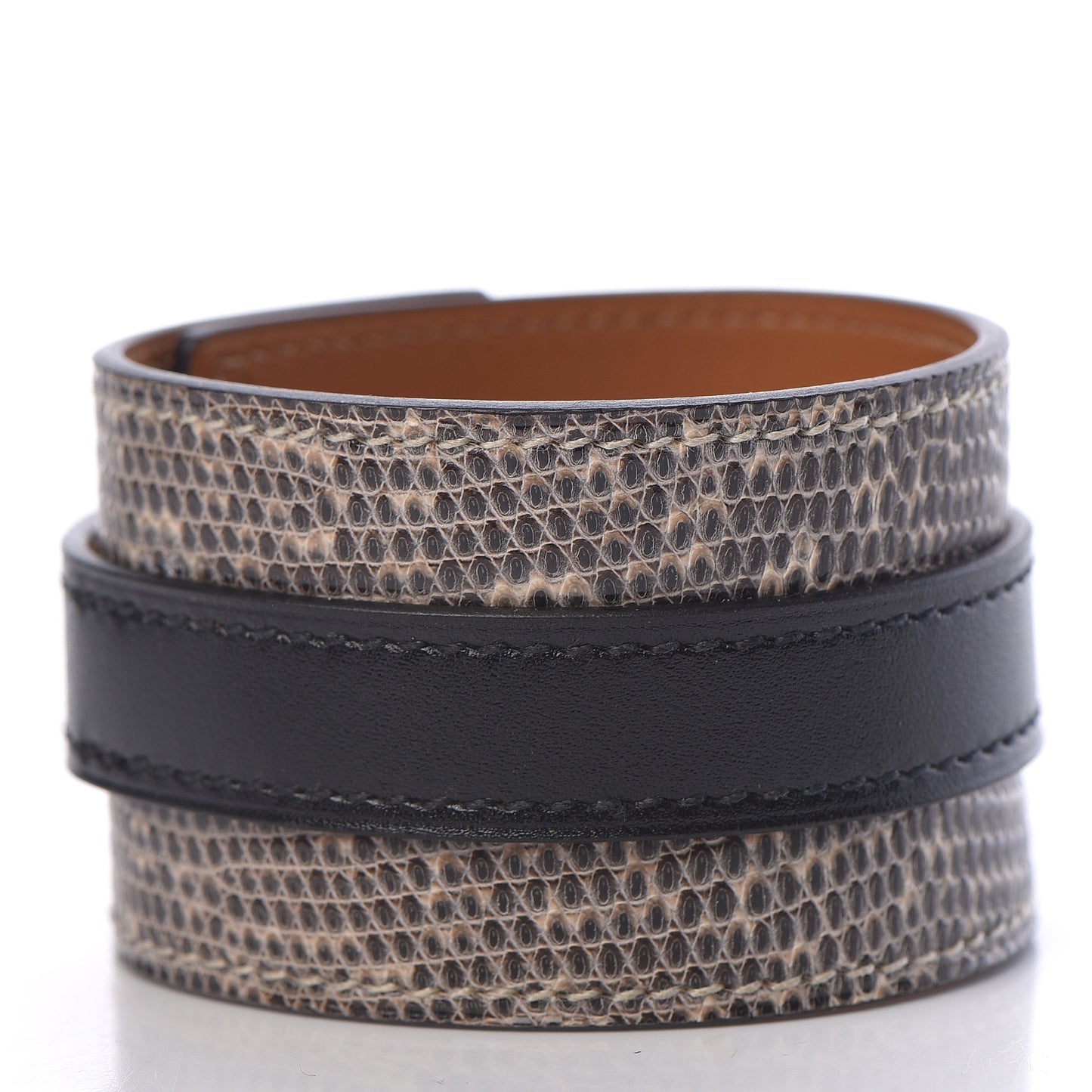 Lizard Box Manchette Drag Bracelet T3 Ombre Black