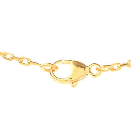 Hermes Lacquered Gold Mini Pop H Pendant Necklace Bleu Sature 6 of 7
