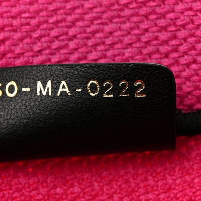 Christian Dior Canvas Embroidered Large Jungle Pop Book Tote Fuchsia Multicolor 7 of 13