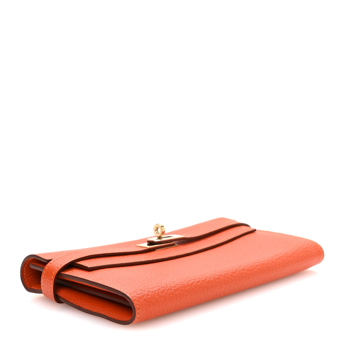 Chevre Mysore Kelly Longue Wallet Feu