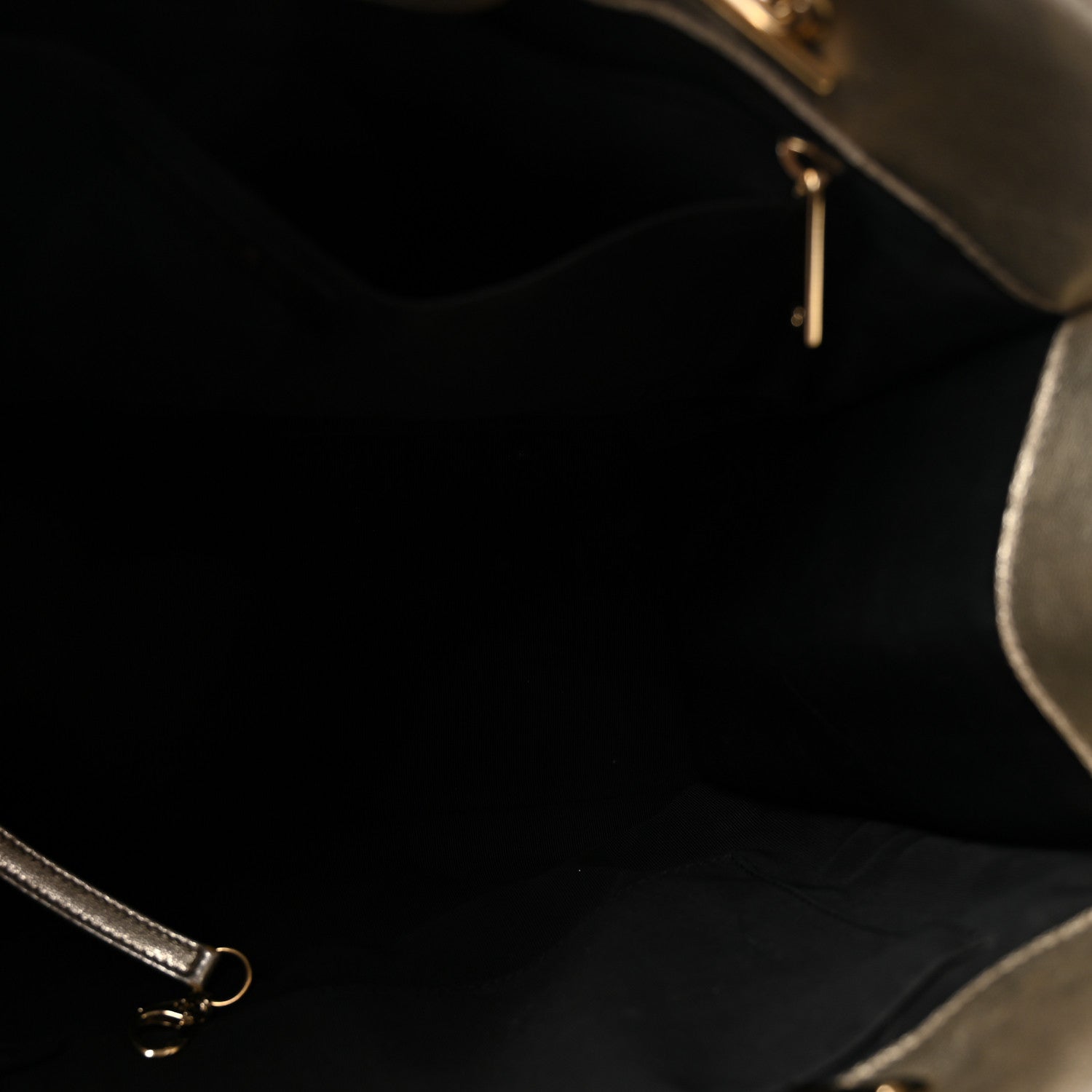Chanel Metallic Goatskin Calfskin Bi-Color Large Boy Tote Black Gold 5 of 9