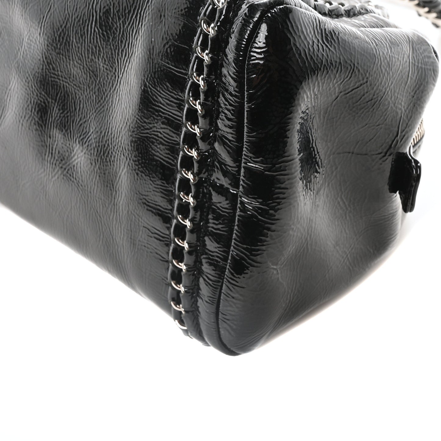 Patent Medium Luxe Ligne Bowler Black
