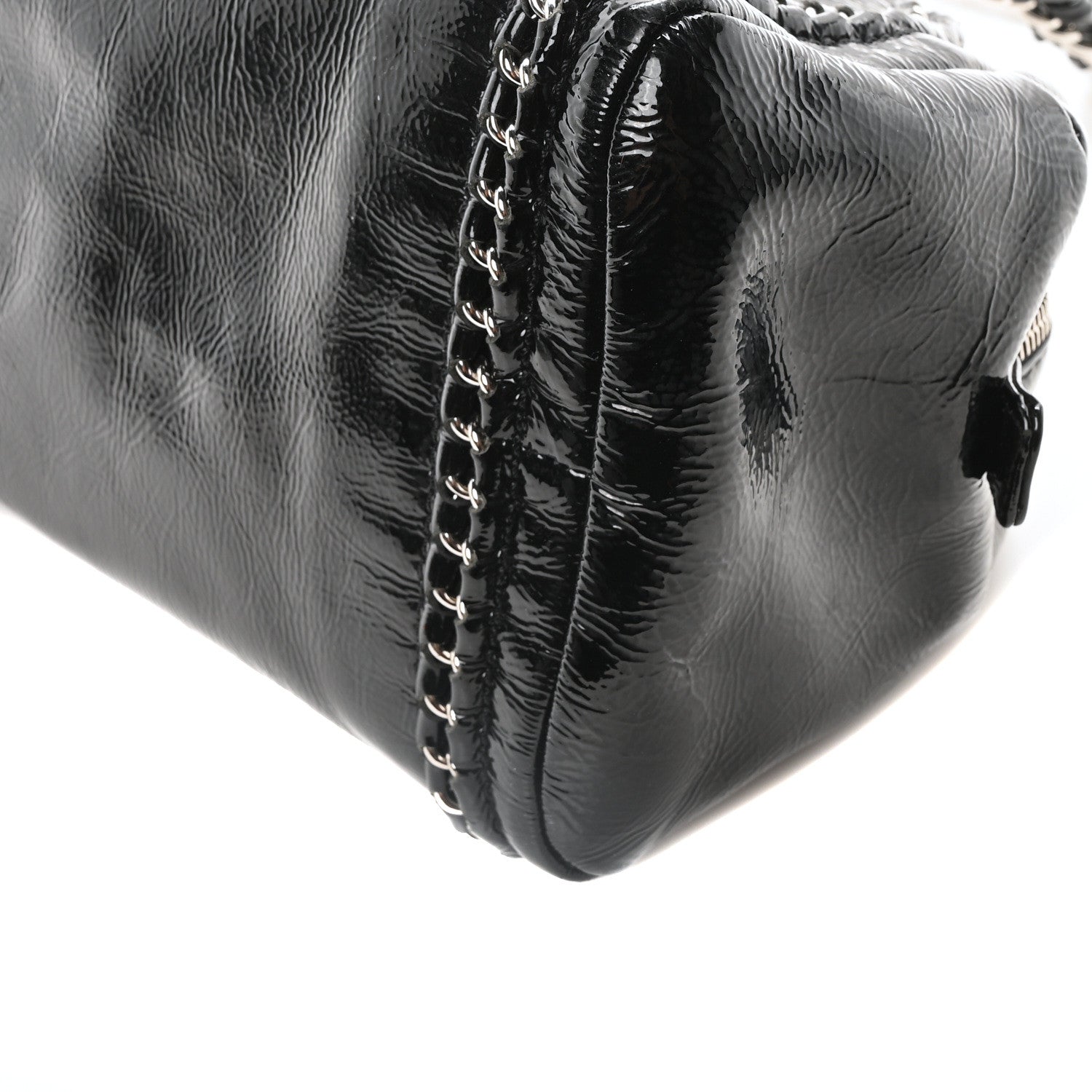 Chanel Patent Medium Luxe Ligne Bowler Black 10 of 10