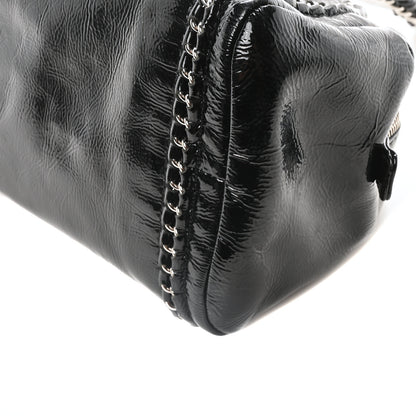 Chanel Patent Medium Luxe Ligne Bowler Black 10 of 10