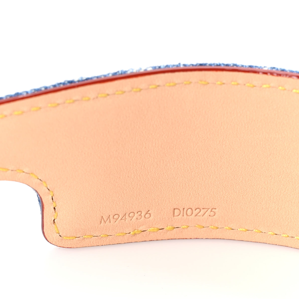 Louis Vuitton Monogram Denim Headband Blue 5 of 6