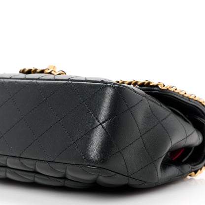 Chanel Lambskin Timeless Classic Chained Double Flap Black 10 of 10
