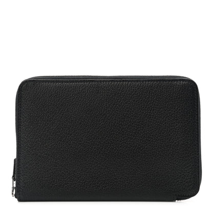 Hermes Chevre Mysore Azap GM Wallet Black 1 of 6