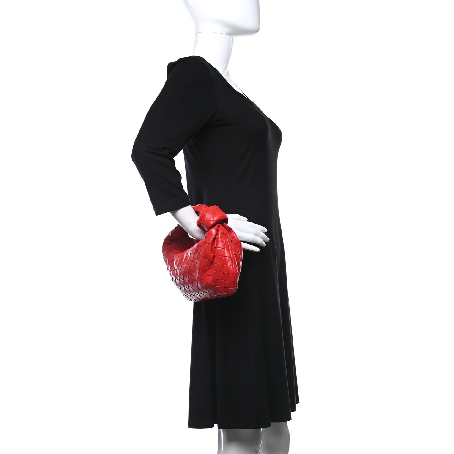 Nappa Intrecciato Mini Jodie Red