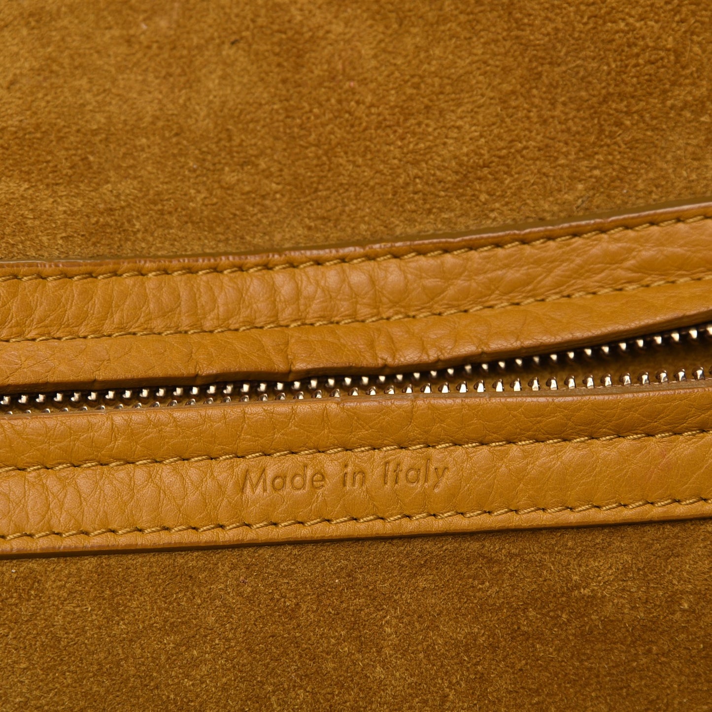 Supple Calfskin Medium Phantom Luggage Curry