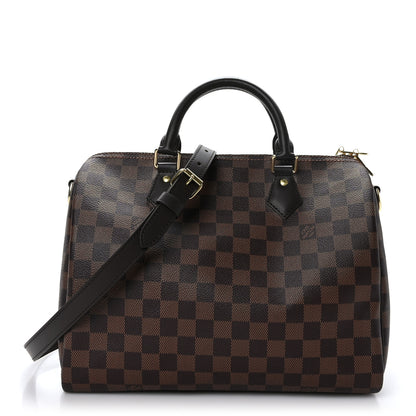 Louis Vuitton Damier Ebene Speedy Bandouliere 30 1 of 10