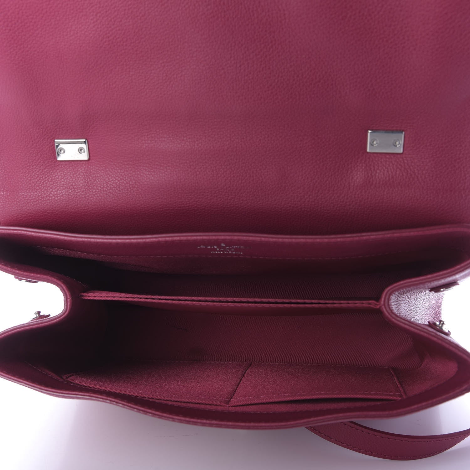 Louis Vuitton Soft Calfskin Lockme II Top Handle Dahlia 5 of 9