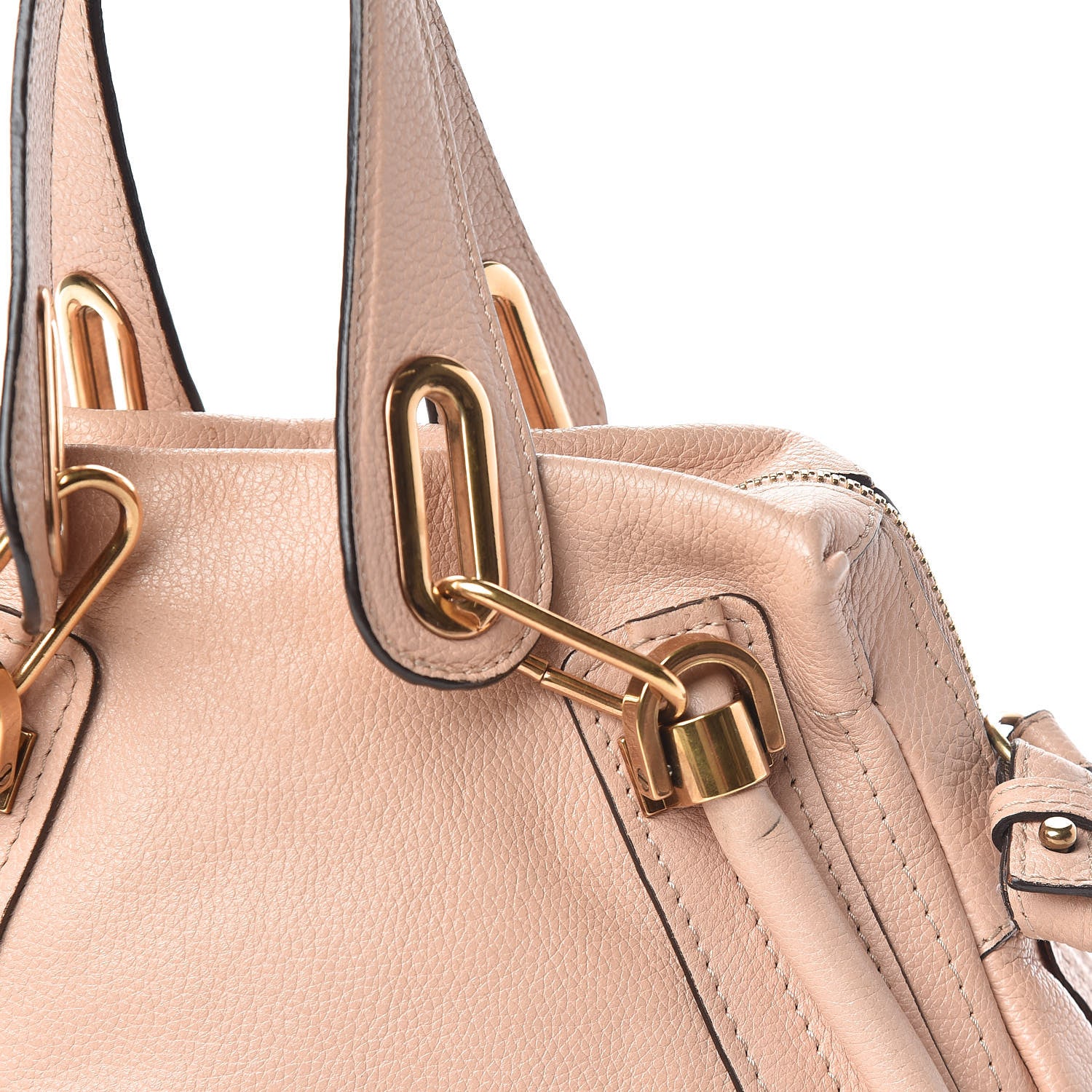 Chloe Calfskin Small Paraty Biscotti Beige 15 of 17