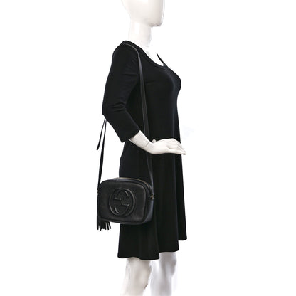 Gucci Pebbled Calfskin Small Soho Disco Bag Black 2 of 10