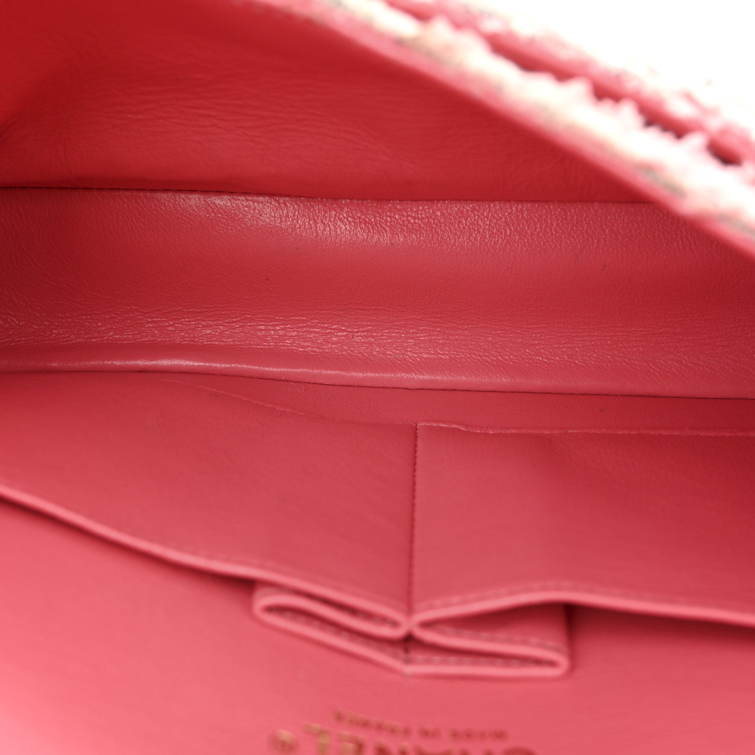 Chanel Tweed Medium Double Flap Pink 10 of 23