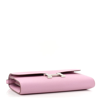 Hermes Epsom Constance Wallet To Go Mauve Sylvestre 4 of 14