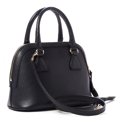 Gucci Dollar Calfskin Small GG Charm Dome Bag Black 2 of 8