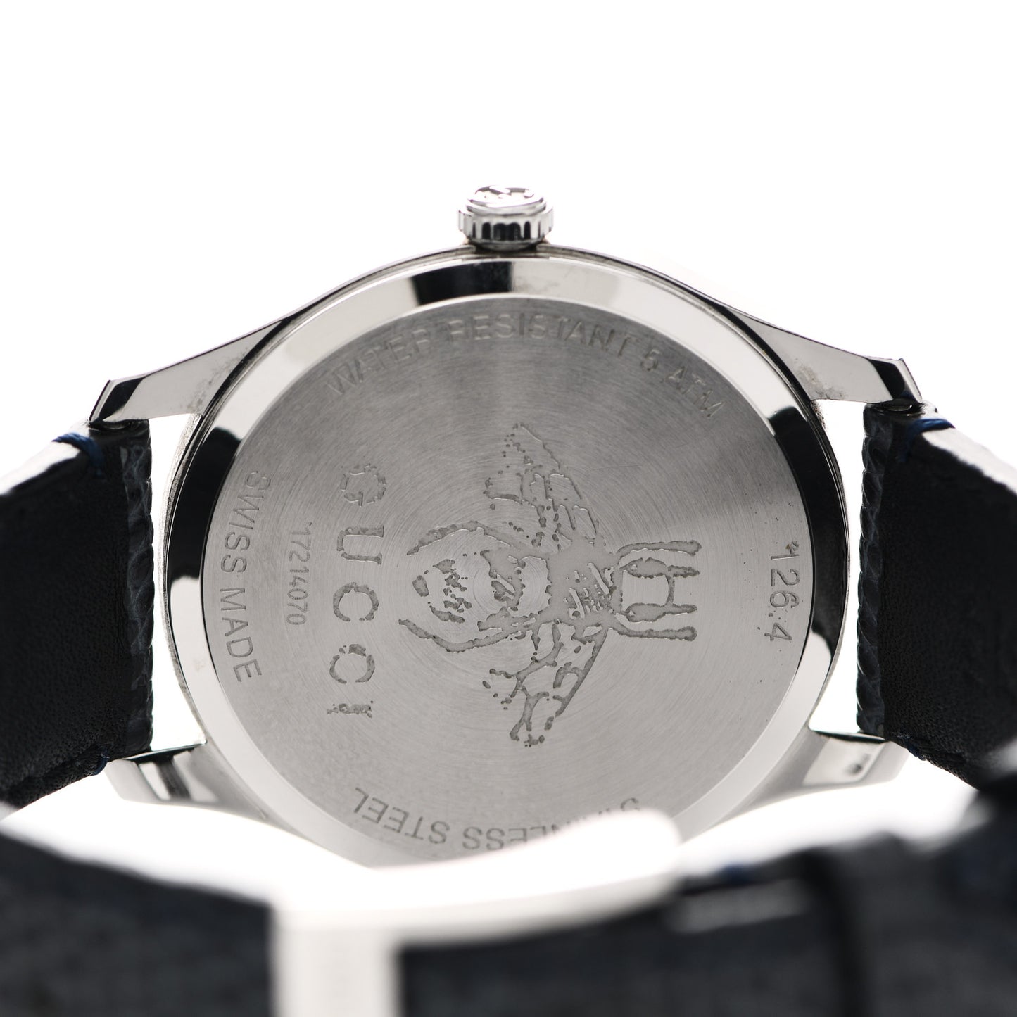 Stainless Steel Calfskin Mother of Pearl 36mm G-Timeless Charm Quartz Watch