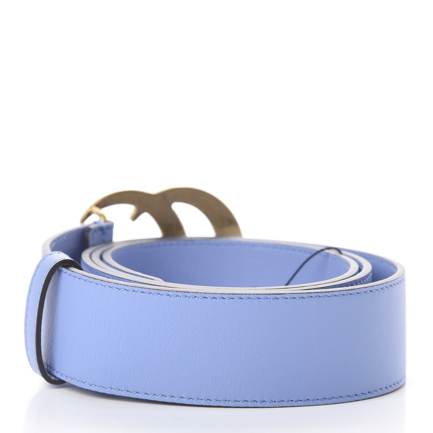 Calfskin Double G 40mm Belt 100 40 Clear Sky Blue