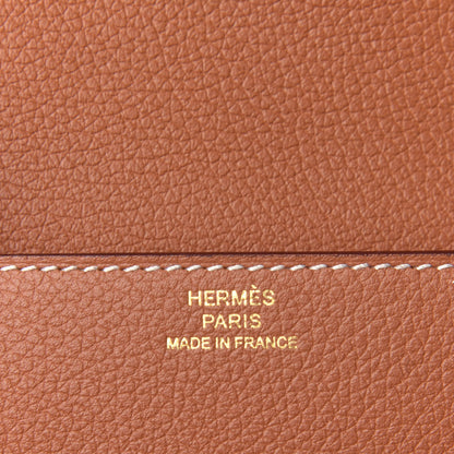 Hermes Evercolor Roulis Slim Wallet Gold 7 of 11