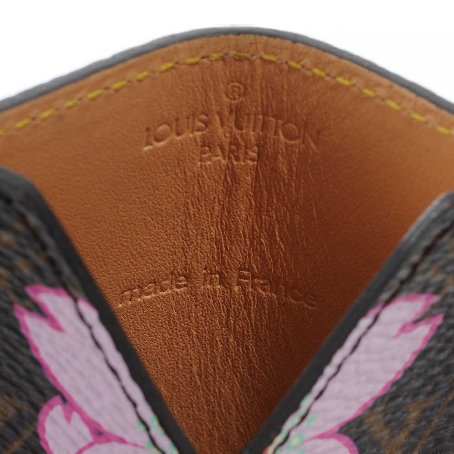 Monogram Cherry Blossom Mirror With Case Brown