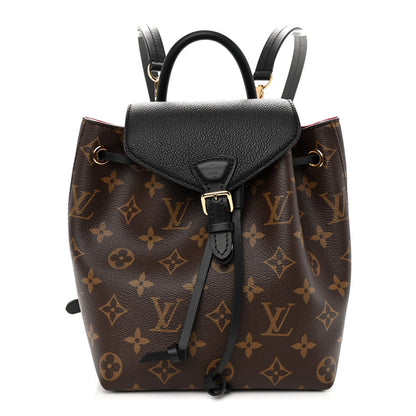 Louis Vuitton Monogram BB Montsouris NM Backpack Black 1 of 9