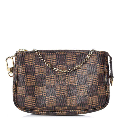 Louis Vuitton Damier Ebene Mini Pochette Accessories 1 of 10