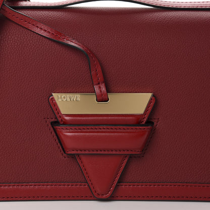 Loewe Grained Calfskin Medium Barcelona Shoulder Bag Scarlet Red 9 of 9