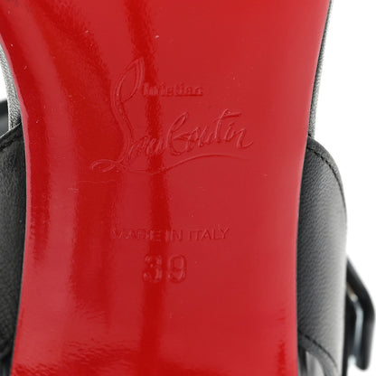 Christian Louboutin Kid Multipot 100 Sandals 39 Black 7 of 8