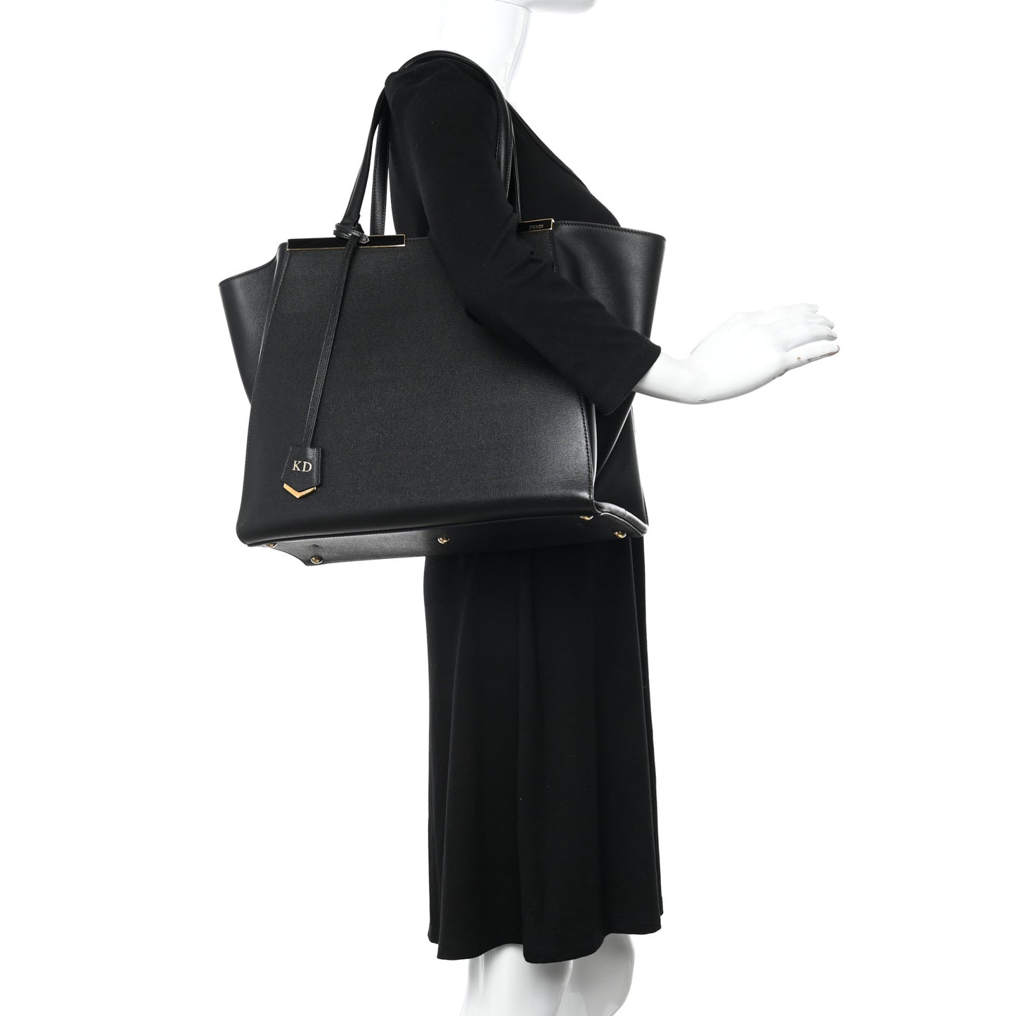 Vitello Elite Large 3Jours Tote Black