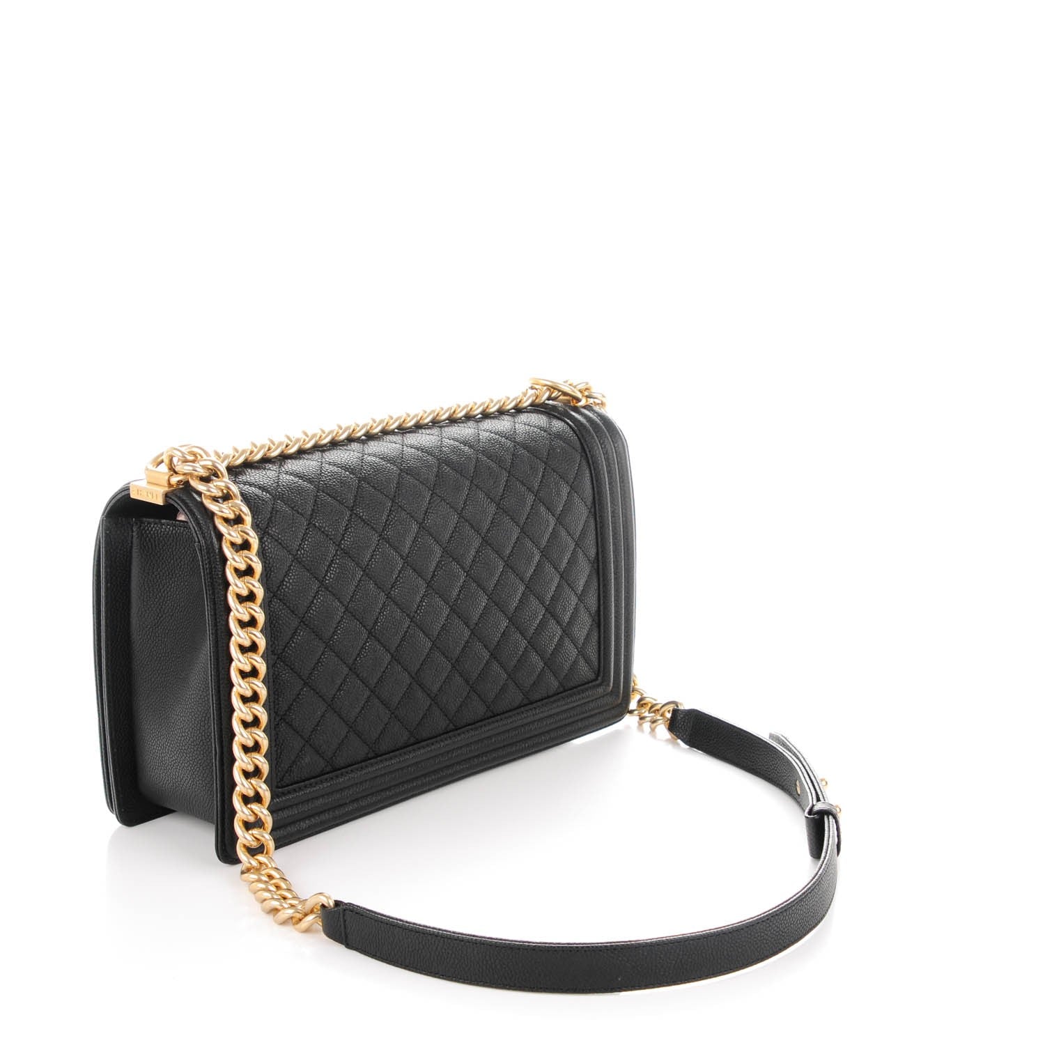 Chanel Caviar Quilted New Medium Boy Flap Black 3 of 7